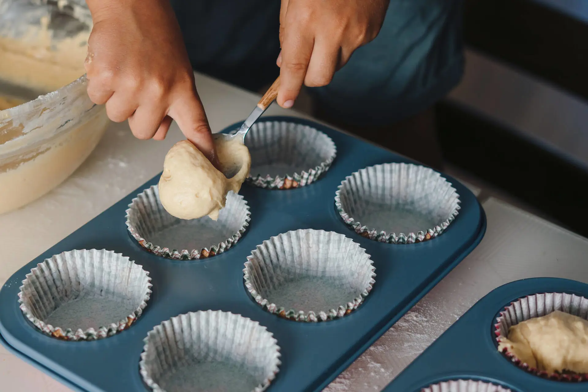 Muffinforme, fylde dem