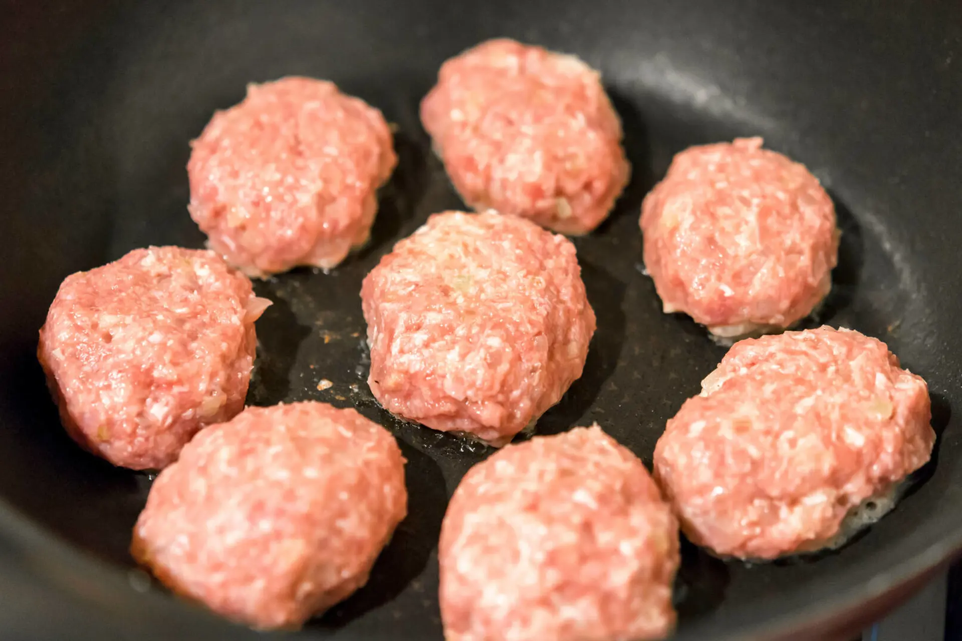 Frikadeller, stege