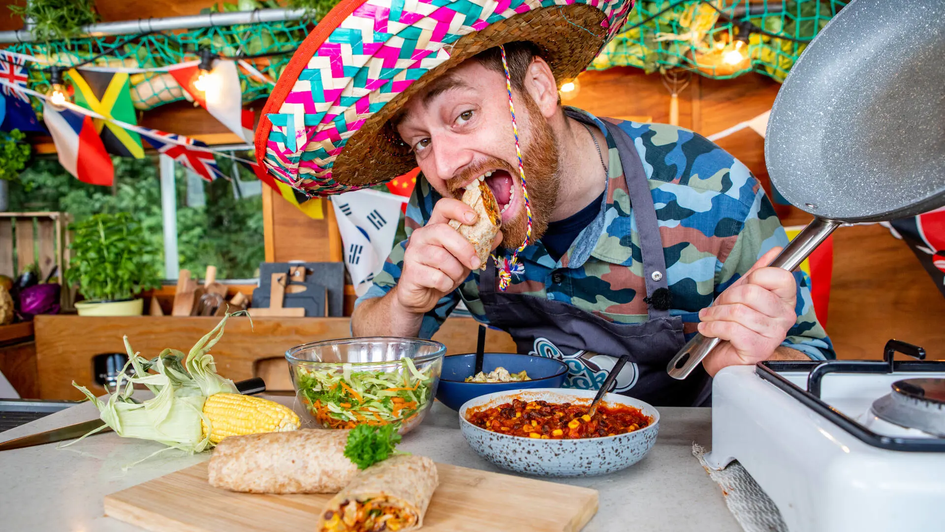 Burritos med kartofler