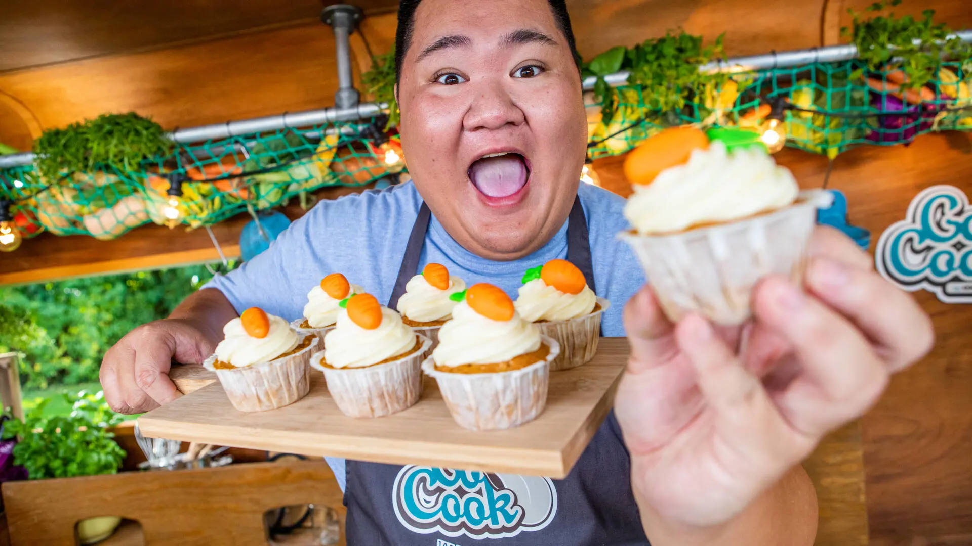 Gulerodscupcakes