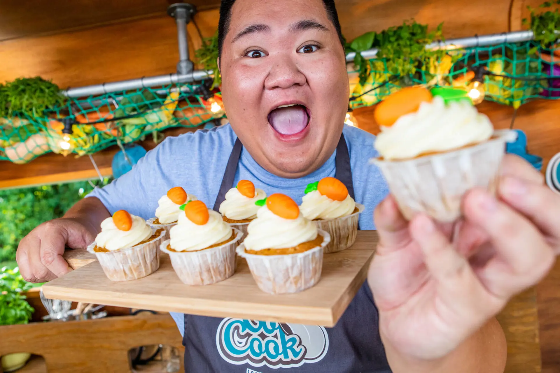 Gulerodscupcakes