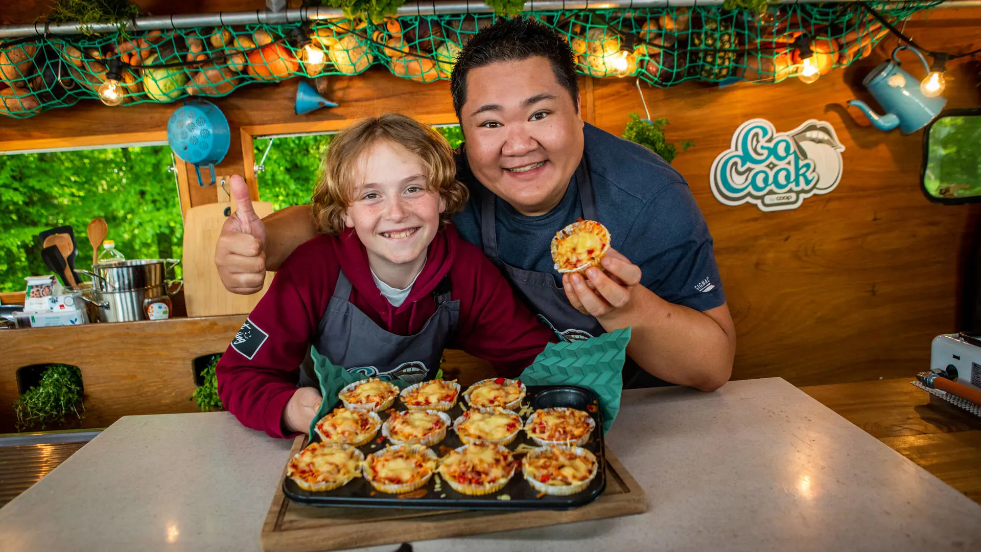 Mac and cheese muffins