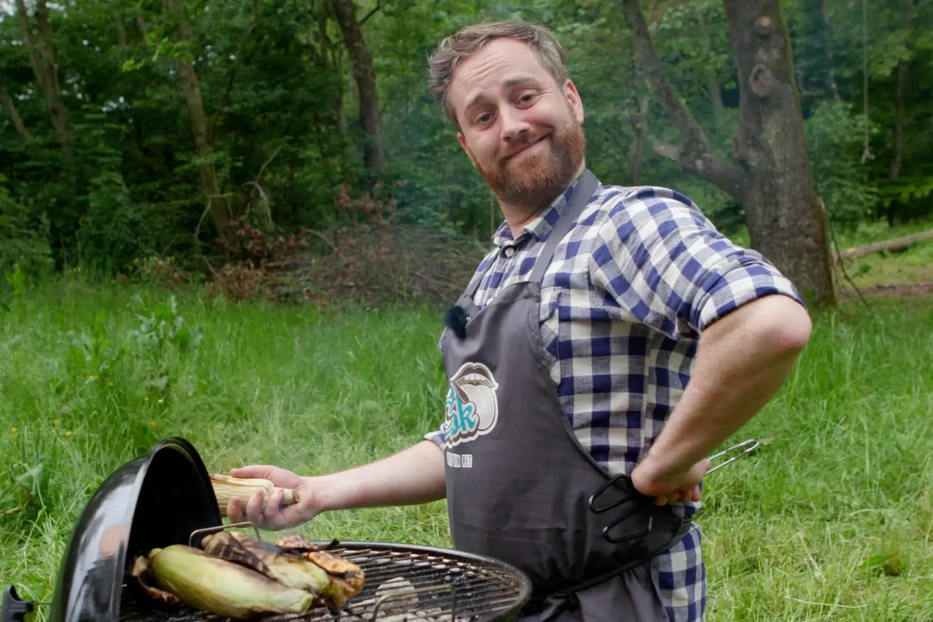 Grillede majs