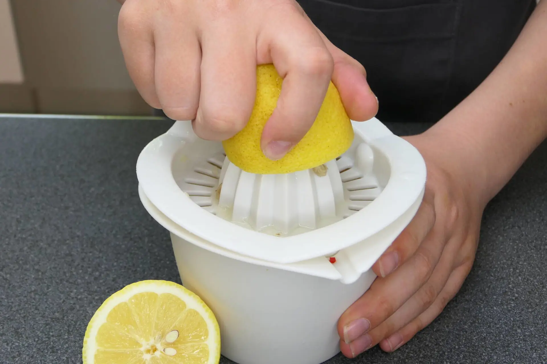 Citrusfrugt, presse
